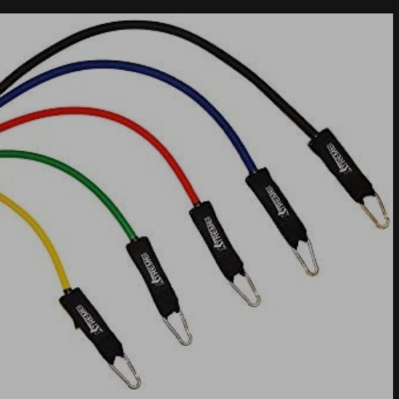 SHIPS ASAP 11 PC 150 lb Resistance bands set gym - Picture 3 of 8